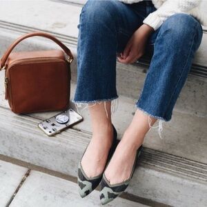 💐HP Rothy's Green Camo retired The Point Flats near New Condition 8